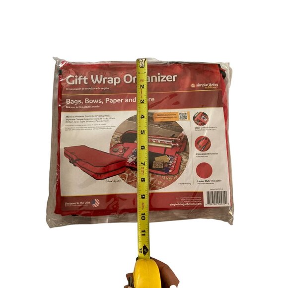 Simple Living Solutions Gift Wrap Organizer Tote Storage Bag - Picture 4 of 5